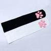 Cat Paw Thigh High Socks for Women 3D Toe Beans Cat Claw Pad Socks Elastic Knee-High Stockings with Silicone Grips Animal Cosplay Outfit