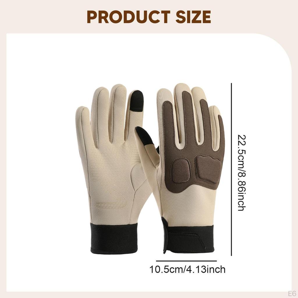 Motorcycle Gloves Cycling Anti Slip Palm for Men Women Touch Screen Climbing Camping