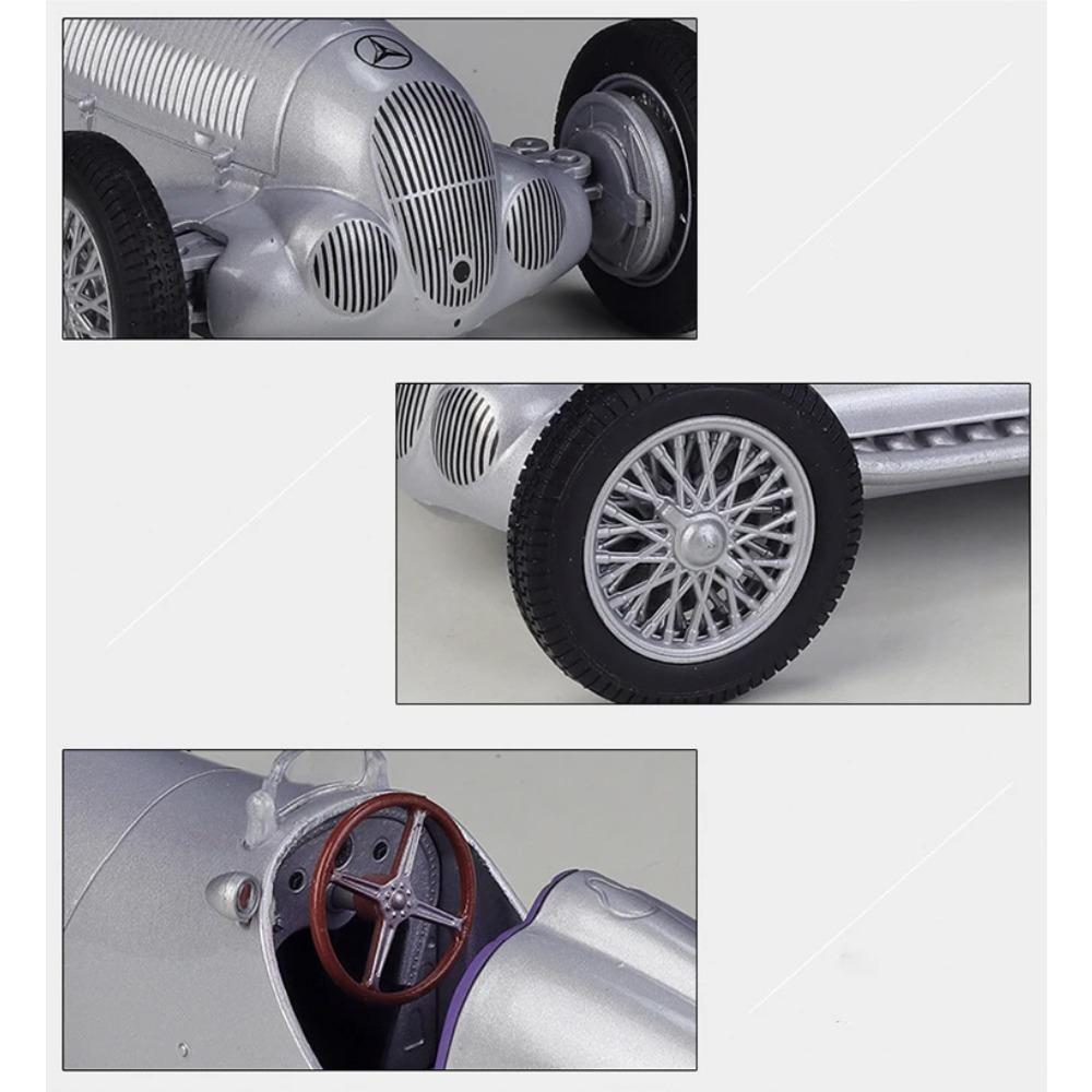 Welly 1/24 1937 Mercedes Benz W125 Alloy Scale Car Model Diecast Metal Static Collection Children Toy Car Vehicles Gifts