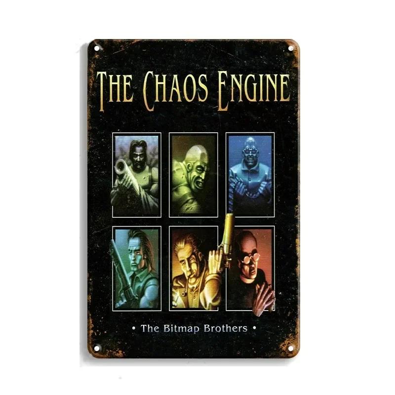 Metal Tin Poster Video Game Retro Metal Tin Sign Plaque Poster for Bar Club Wall Decor Retro Home Vintage Wall Plate Pendant