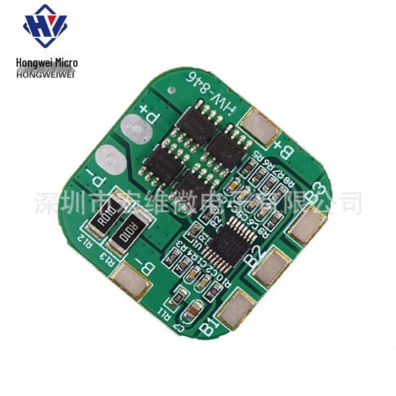 4S 14.8V Lithium Battery Protection Board with 16.8V Overcharge, Over-discharge, Short Circuit Protection, and 20A Current Limit.