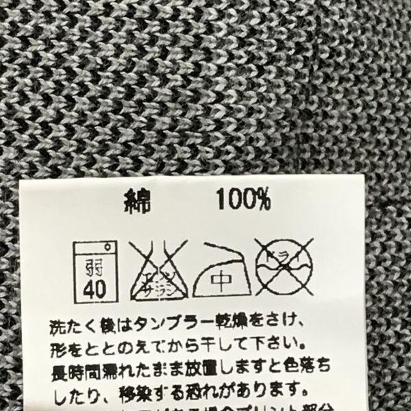 Made in Japan Applebum Cotton Knit Sweater V Neck Long Sleeve Men L Black Los Angeles 24(USED)