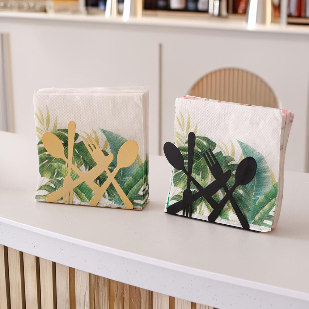 Simple Creative Vertical Desktop Restaurant Decoration Paper Towel Holder