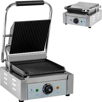 Royal Catering Grooved Contact Grill