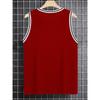 Men's Ribbed Knit Slim Fit Color Block Tank Top.
