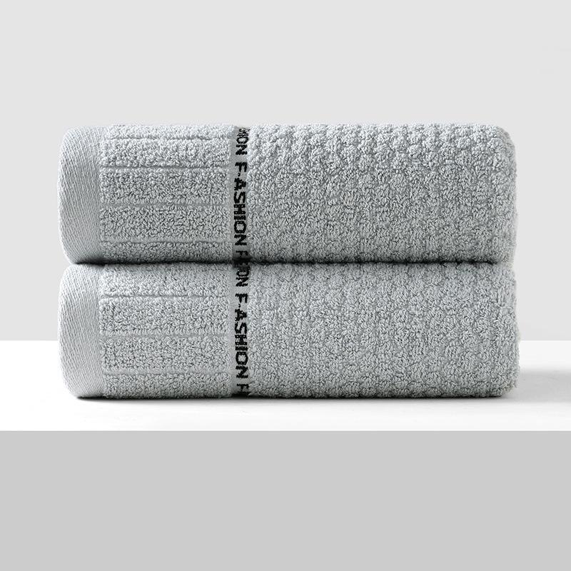 Soft, Absorbent Polyester-Cotton Towels - Thickened for Household Use, Face Wash, and Gifts
