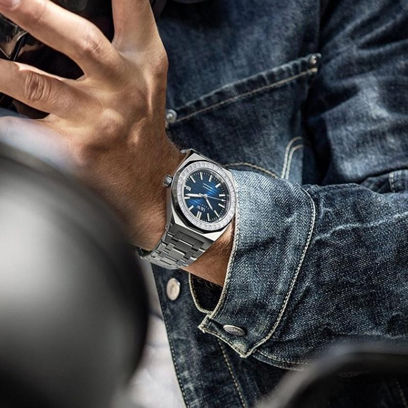 IW Top Luxury Brand Steel High Quality Mechanical Men Wristwatch Waterproof Automatic Fashion Watches For Men Japan Movement