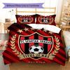 FC Spartak Trnava Pattern Bedding,Quilt Set Quilt Cover Pillowcase Home Birthday Gift(1 * duvet cover + 2 * pillowcase, without core)