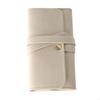 Space Saving Leather Jewelry Case Roll With Multiple Pockets For Earring Rings Necklace Storage Handheld Packaging Bag HX6C
