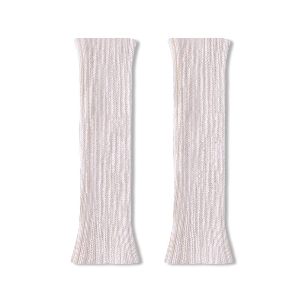 Trendy Y2K Knit Leg Warmers: Women's College Style Calf Socks, Cozy Scrunch Socks, and Warm Sleeves for Autumn/Winter
