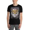 KING TIGER CARTOON TRENDY GRAPHIC COOL DESIGN Short-Sleeve Unisex T-Shirt
