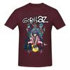 Unisex Cool Gorillaz T Shirt Vintage Big Size Cotton Sleeve Shirt Unisex