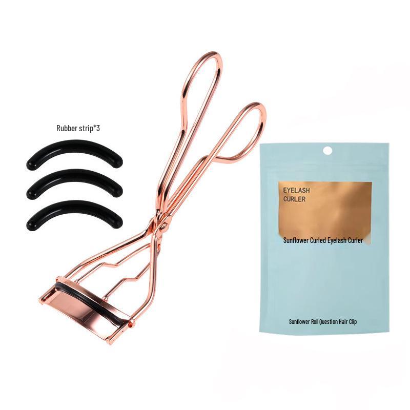 Stainless Steel Wide-Angle Eyelash Curler for Natural Curl - Beginner's Portable Hot Seller