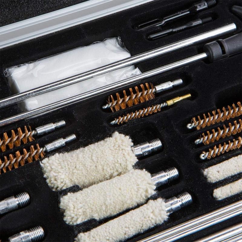 Deluxe Gun Care Kit - Advanced Cleaning Tools In Durable Carrying Case - Basic Maintenance for Hunting Rifles, Pistols and Shotguns