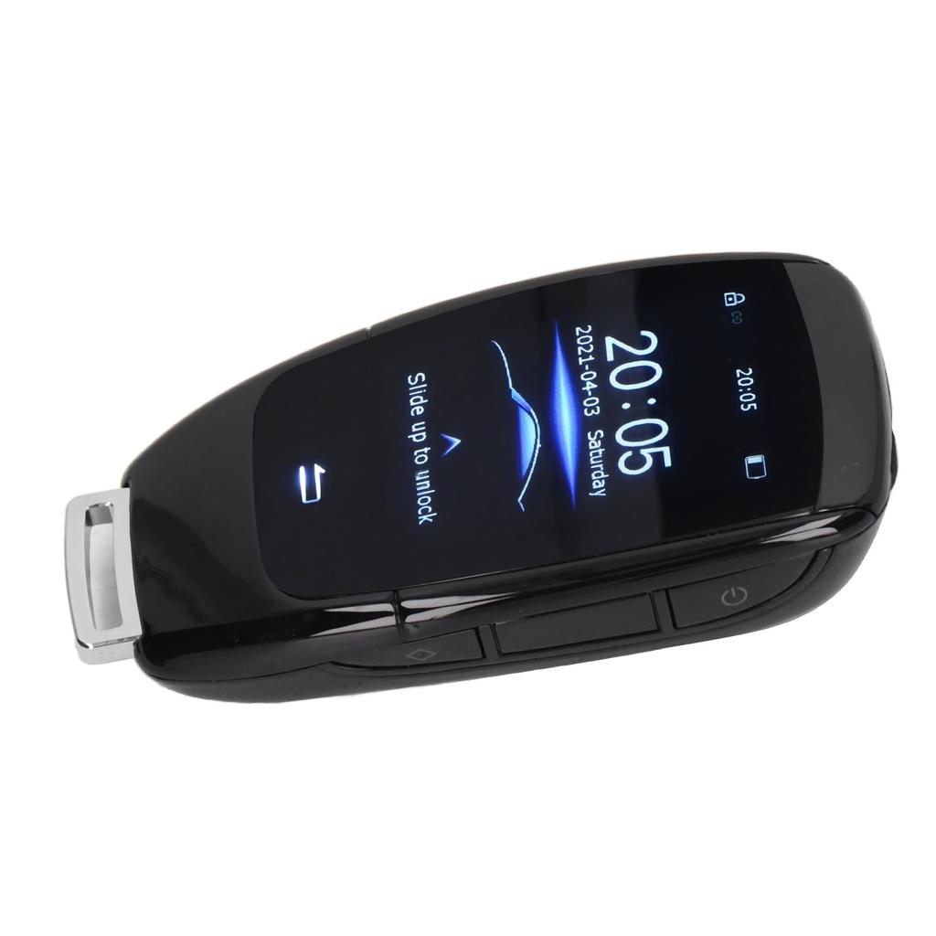 Universal TK900 LCD Touch Screen Smart Key Remote Keyless Entry for Start Stop Engine Button Models Black