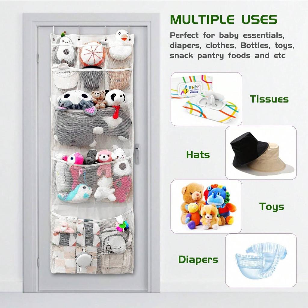 Room Door Storage Bagstuffed Animal Storage Bagdoor Storage Bag For Stuffed Animal Holderroom Bathroom Animal Storage Bag
