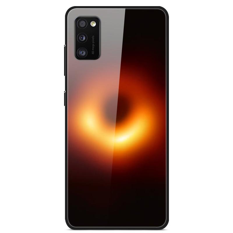 Para Samsung A41 Funda A31 A71 A51 Cristal Templado Cubiertas Traseras Rígidas Para Samsung Galaxy A51 Fundas de Teléfono Fundas Protectoras Coque A 41