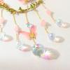 Handcrafted Crystal Sun Catcher with Butterflys Moon Elements Exquisites Ornament for Wedding Window House Garden Partys