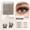 Befer 144pcs Lash Clusters 3D Natural Fluffy Cluster Lashes DIY Lash Extension 10-16mm Hight Quality Soft Super Thin Band Makeup