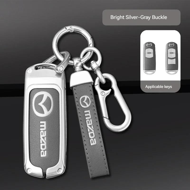 2025 Hot For Mazda Axela Atenza 3 2 6 CX3 CX5 CX30 CX8 CX9 MX5 RX7 RX8 SKYACTIV Zinc Alloy Car Key Holder Remote Protector Car K