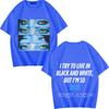 Billie Tee Blue Eyes T Shirt Men’s Women Oversized 100% Cotton Short Sleeve Summer Print Unisex Tops