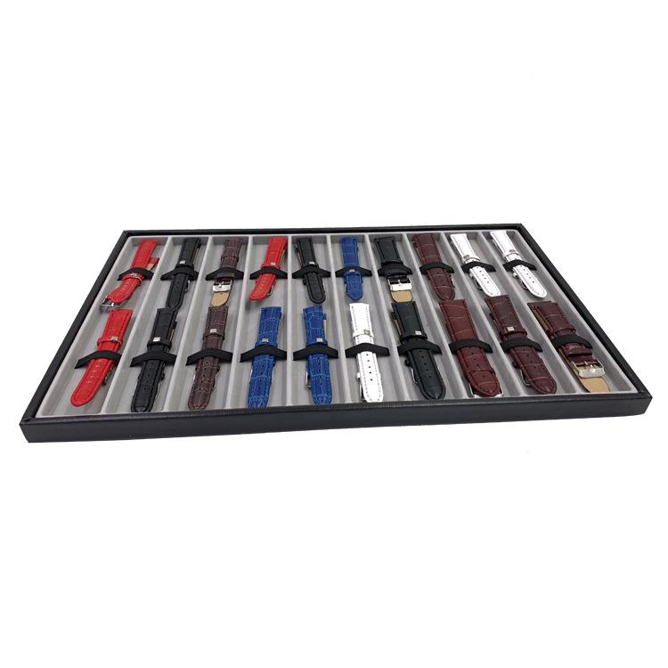 

Leather Watch Organizer Tray Mechanical Wrist Watch Storage Box Case Watches Display Collection Accessories Gift Ides for Men