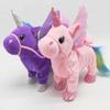 35cm Electric Walking Unicorn Plush Funny Toy Talking Toy Unicorn Singing Music Stuffed Toy for Children Kids Gift