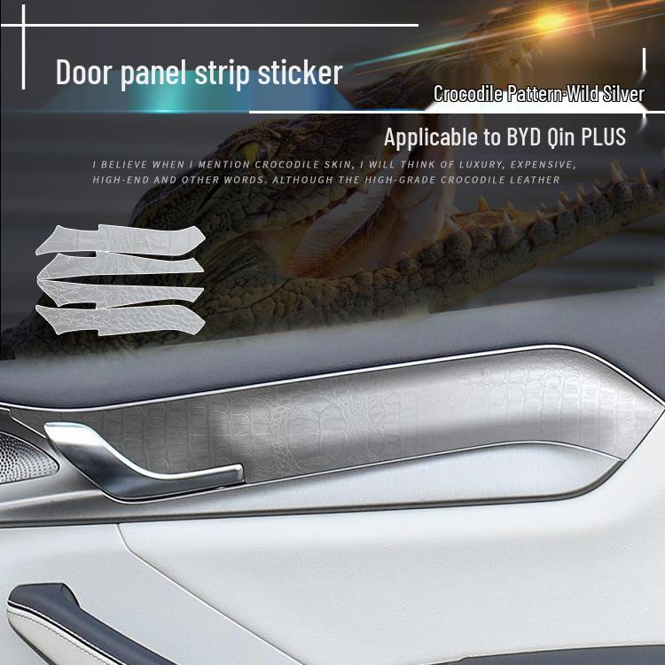 Krokodiltexturfolie für BYD Qin PLUS Armaturenbrett Innenraummodifikation