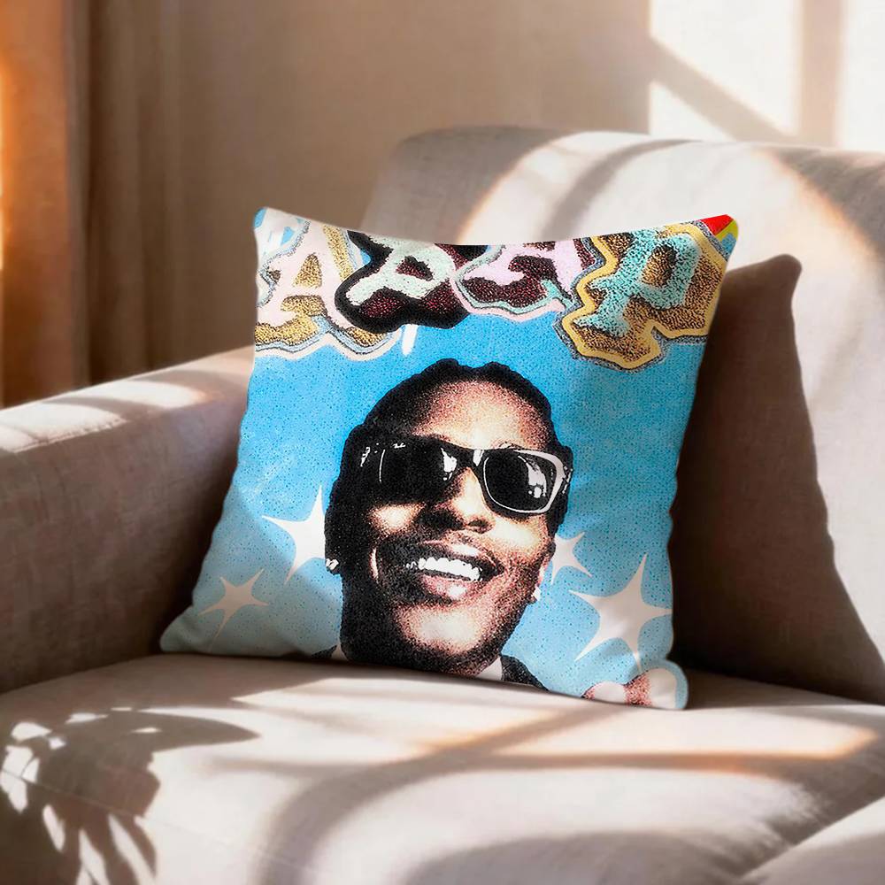 COOL RAPPER AAsap RRocky Pillow Case Pattern Printed Pillowcase For Living Room Sofa Cushion Cover