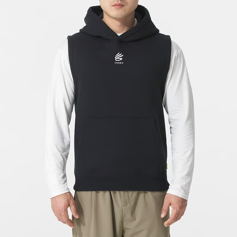 Under Armour Men s Curry Splash Sleeveless Hooded Top Men L