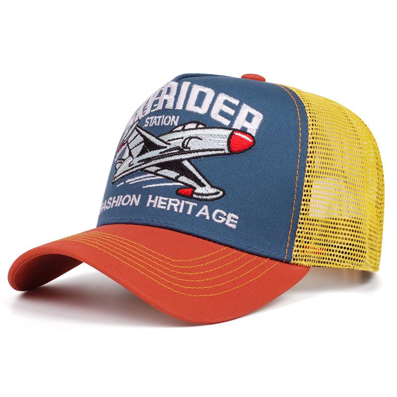 YTO Household items Skyrider Vliegtuig Street Style Dans Skateboarding Hip Hop Hoed Trucker Hoed Buitengebruik Sport Zonbescherming Pet Creatief Laatste Webhoed