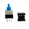Star Han 7x7 Self/Non-locking Double Row Six-Pin Button Switch with High Head & One Open/Close Lock.