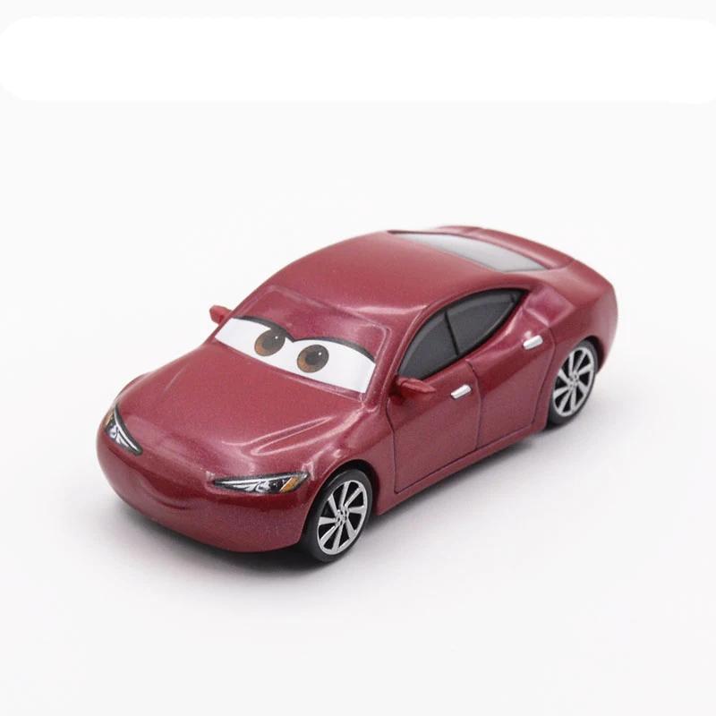 1:55 Pixar Cars Lightning Mcqueen Jackson Storm Mack Uncle Truck Diecast Model Car Toy Kids Birthday Gift Storage Box