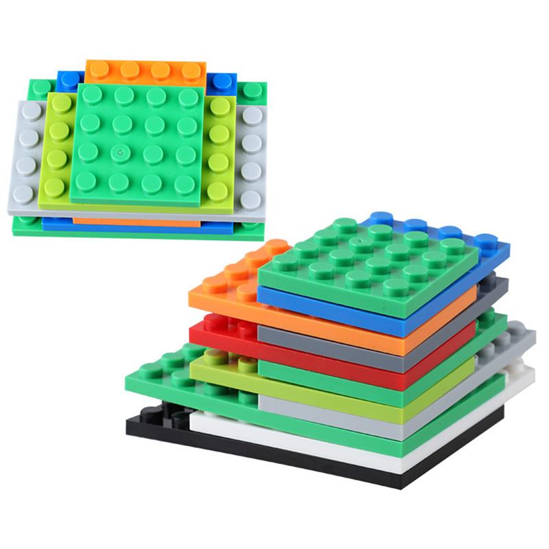 Non-Toxic 12Pcs Classic Building Blocks Diy Puzzle Toys Small Base Plate Set Baseplate Thanksgiving Day Christmas Gift Easter Gift