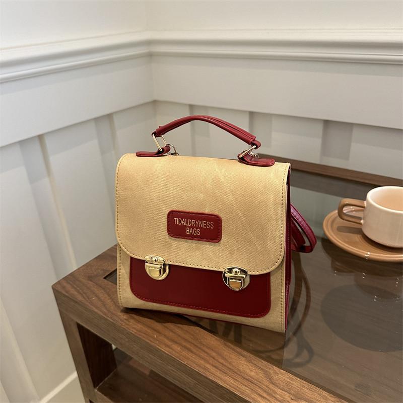 Chic Pu Leather Vintage Womens Backpack Stylish Casual All Season Design