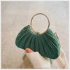 Elegant Pleated Evening Clutch for Women