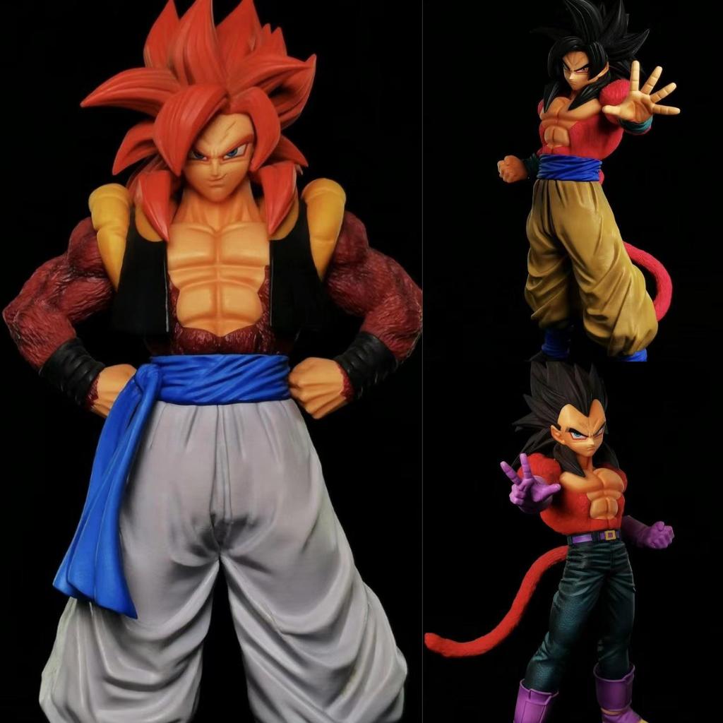 Dragon Ball Super Saiyan Gogeta and Vegito Battle Damaged Figurine