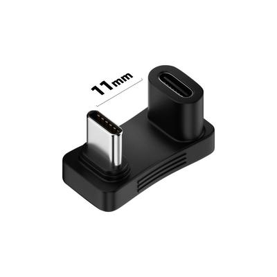 100W USB 3.2 Type C Male To Female 1 To 2 Adapter OTG 10Gbps Fast Data 4K Tablet USB-C Charging Converter 180 Degree U-shaped