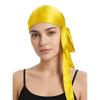 Unisex Durag Afrikanischer Turban Kopfumhang Dehnbarer Hijab Hut Accessoire Modisches Afrikanisches Kopftuch Wickeltuch Mehrfarbig