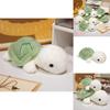 Adorable Plush Turtle Toy Cute Stuffed Animal Doll For Girls Birthday Gift