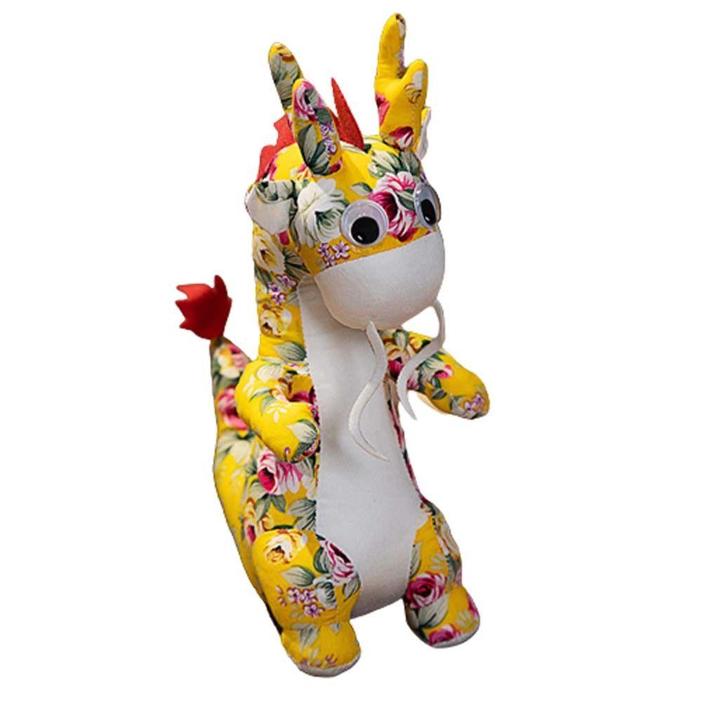 

Плюшевые игрушки Зодиака Дракона, Зодиакальный Дракон, Кукла-талисман года Дракона, Вечеринка Yellow