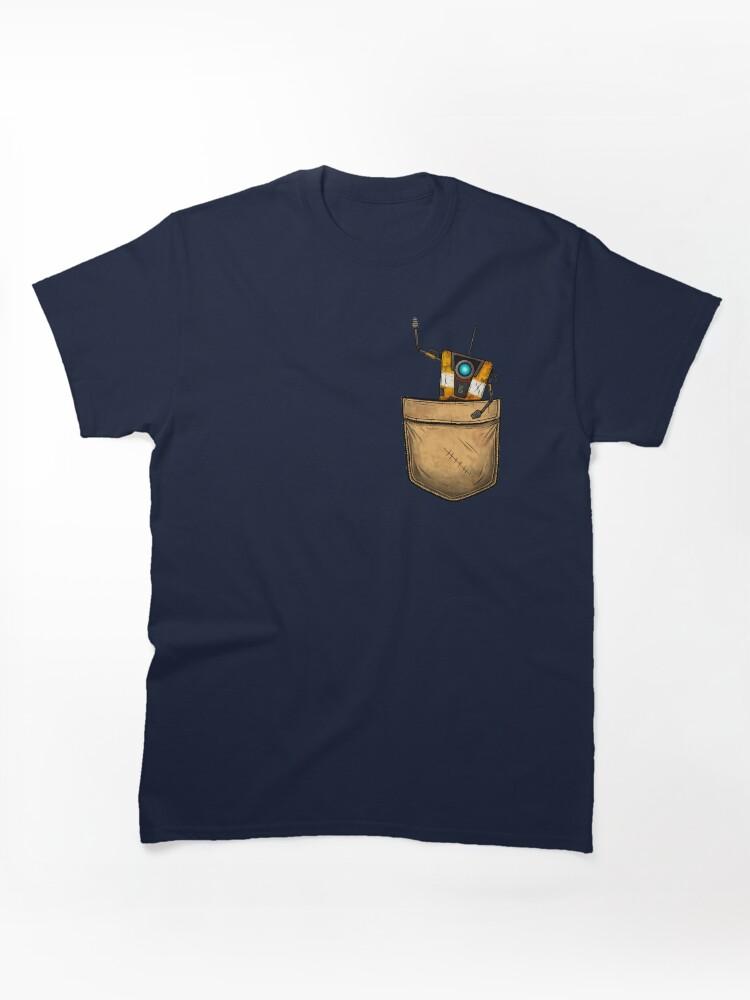 Pocket Claptrap - Borderlands Classic T-Shirt