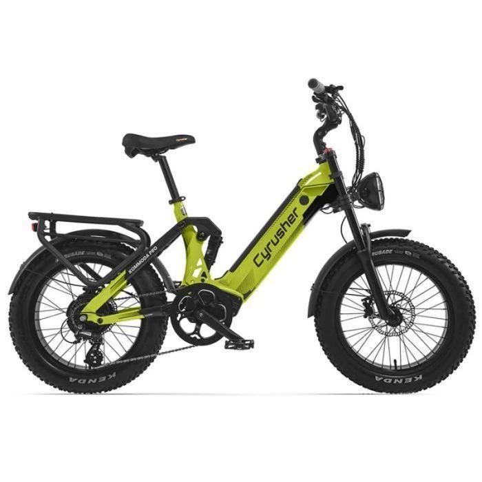 Elektrické kolo - CYRUSHER - Kommoda Pro - Odnímatelná baterie 52V 20Ah - Motor 250 W - Hydraulické brzdy
