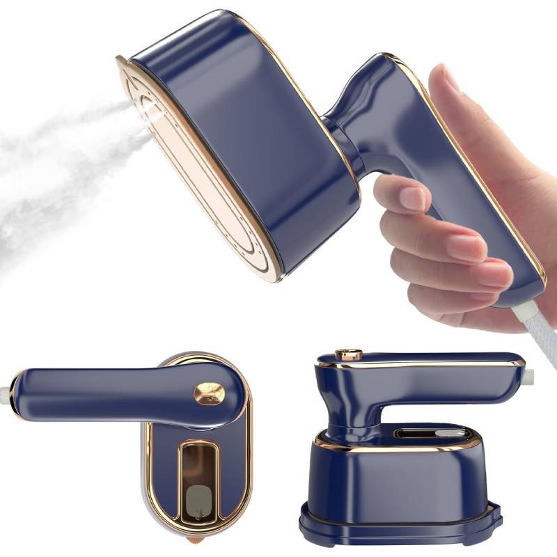 Portable Foldable Handheld Iron Steamer With Adjustable Temperature For Travel And Home Use