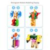 New Learning Toys 26 Letters Learnable Words Transformable  Combinable Robots Alphabet Toys For Kids Gifts Learn Play Robot Toy