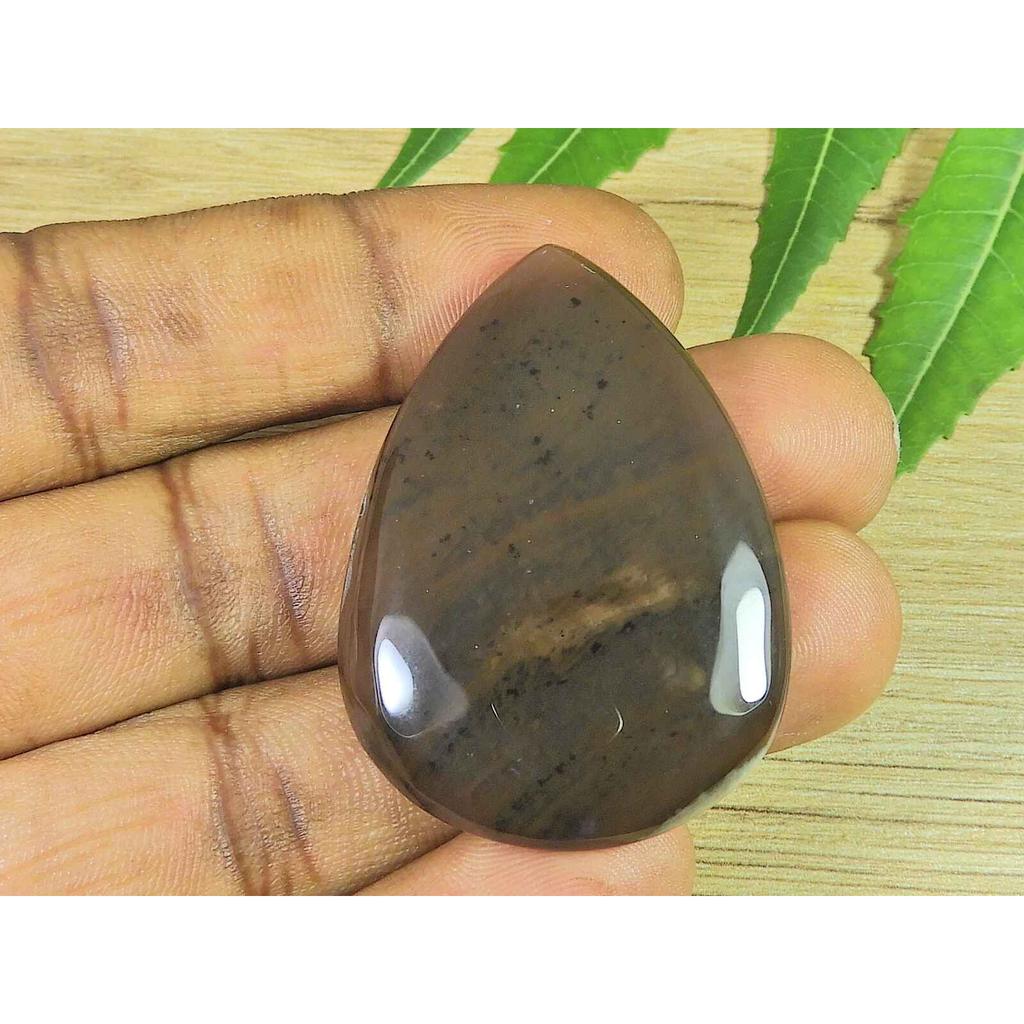 33X45MM Natural Honey Dendrite Oval Shape Cabochon Loose Gemstone 72Cts. SK-3475