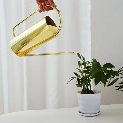 Plants Watering Can Long Spout 1500ml Large Capacity Watering Kettle Stainless Steel Pot Gardening Supplies