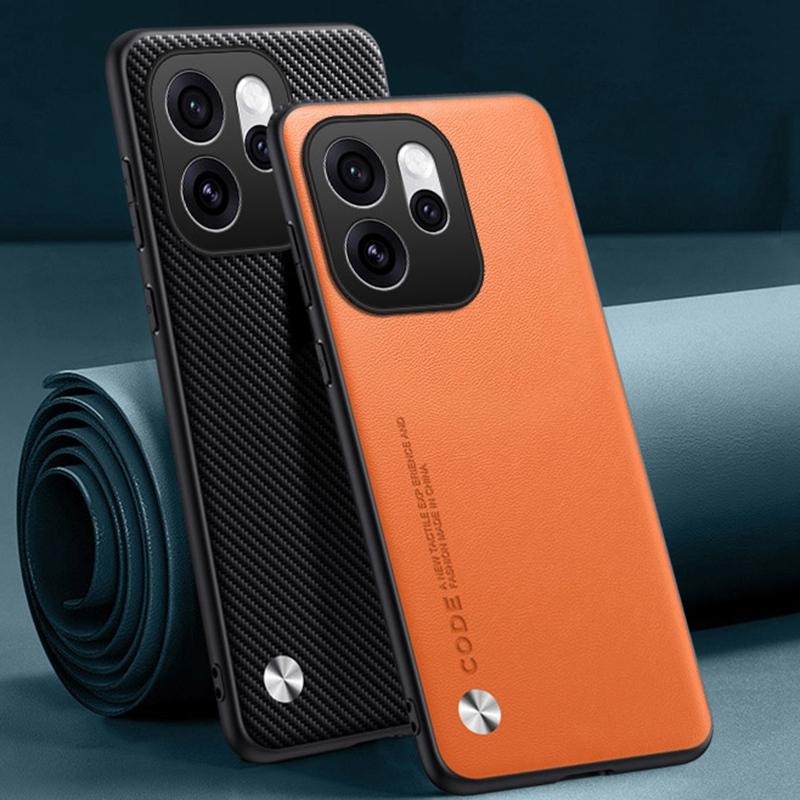 Luxury PU Leather Case For OPPO Reno 15 Pro 5G Back Cover TPU Silicone Shockproof Full Protection Phone Case For OPPO Reno15 Pro