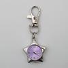 Star Pocket Watch Clock Keychain Zinc Alloy Trinkets Bag Charms Original Design Creative Pendant