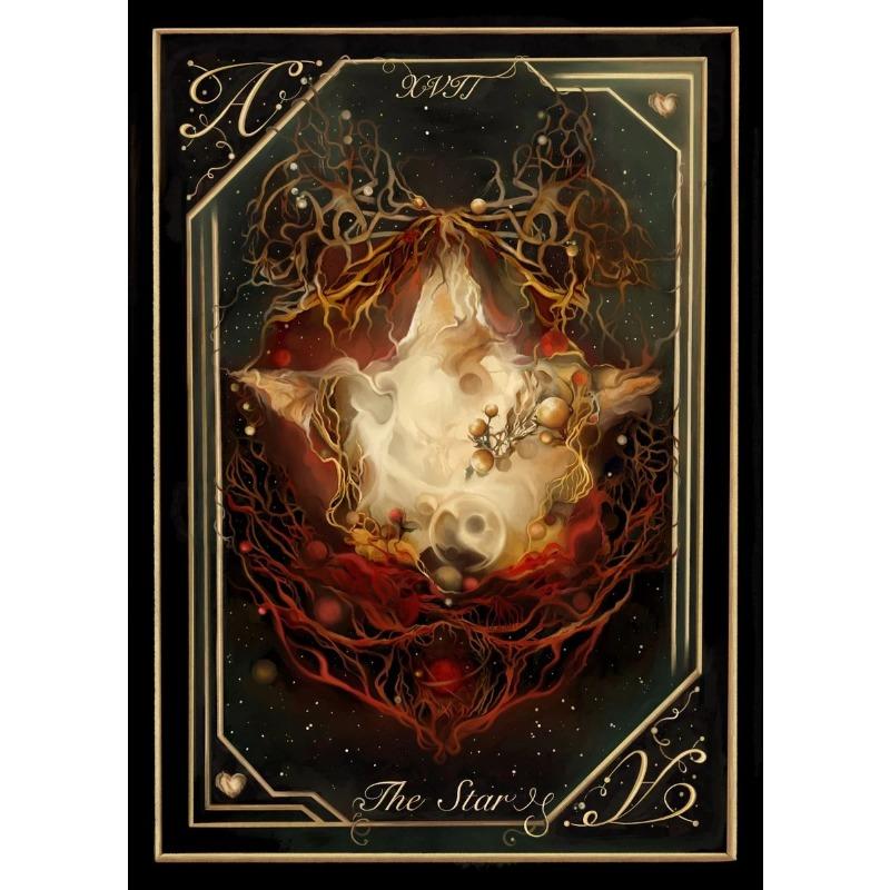 Vintage The Lovers,Sun,Star,Moon,Heart Tarot Card Poster And Prints Canvas Painting Wall Art Pictures Home Room Decor Gift